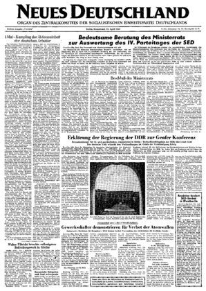 Titelseite vom 24.04.1954