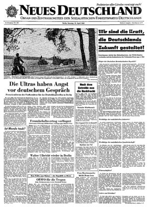 Titelseite vom 19.04.1964